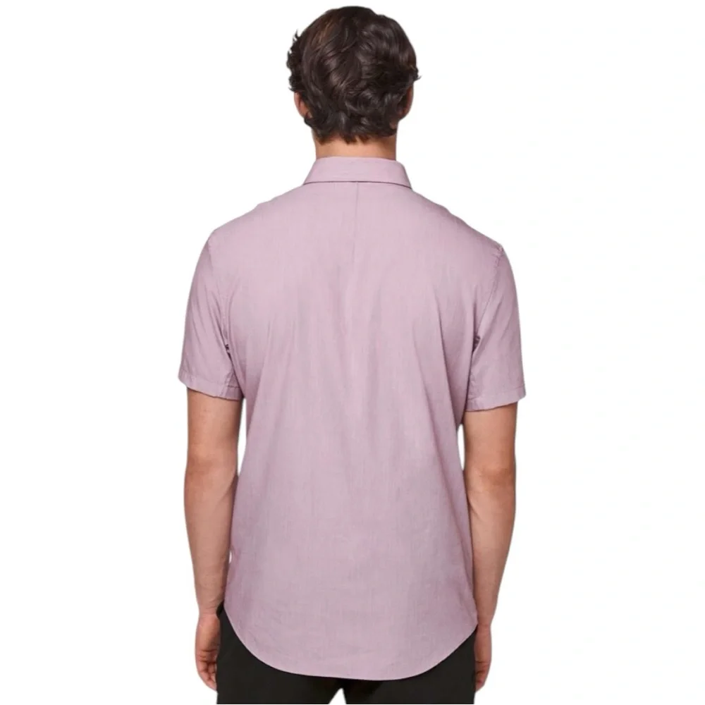 Lululemon Down To The Wire SS Heathered Vintage Plum soft/stretch shirt  | XL - Picture 3 of 16